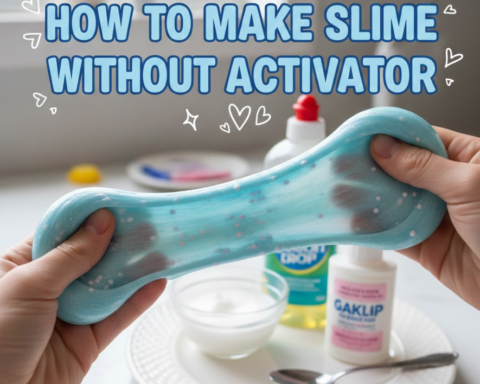How to Make Slime Without Activator