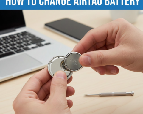 How to Change AirTag Battery