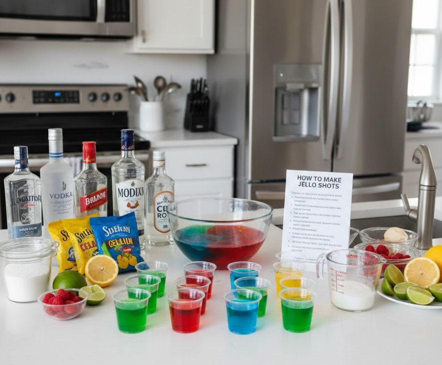 how to make jello shots​