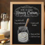how to make heavy cream​