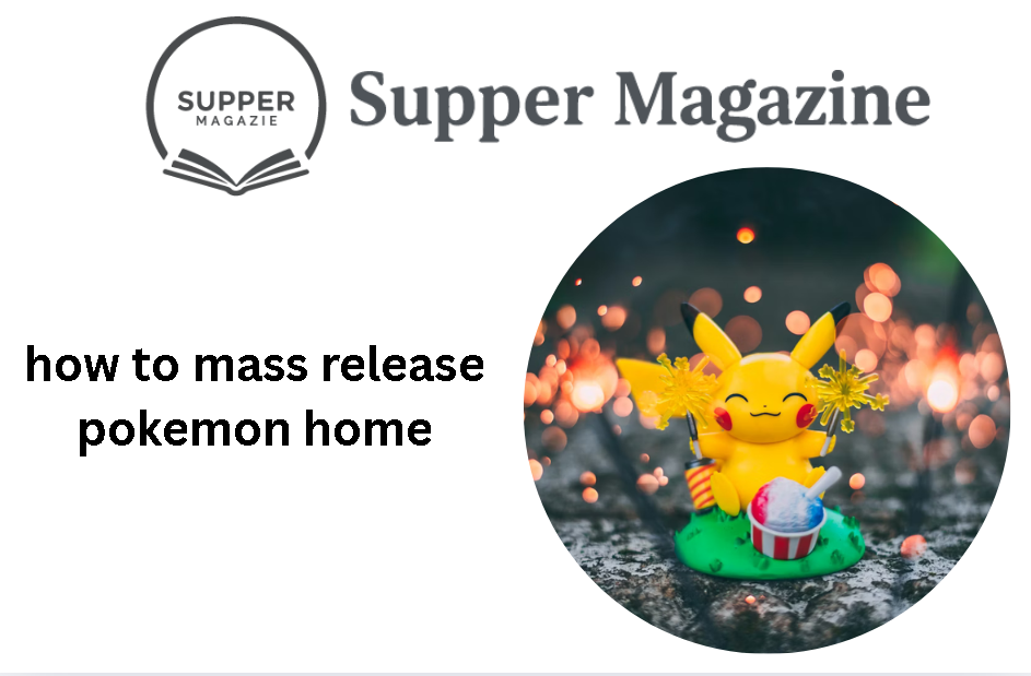 how to mass release pokemon home​