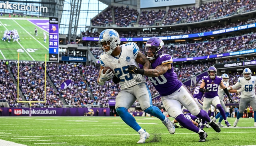 Minnesota Vikings vs Detroit Lions Match Player Stats