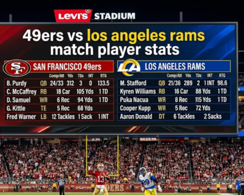 49ers vs los angeles rams match player stats