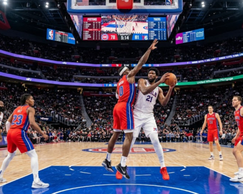 Detroit Pistons vs 76ers Match Player Stats