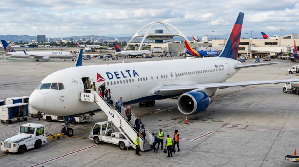 Delta Flight DL275 Diverted LAX
