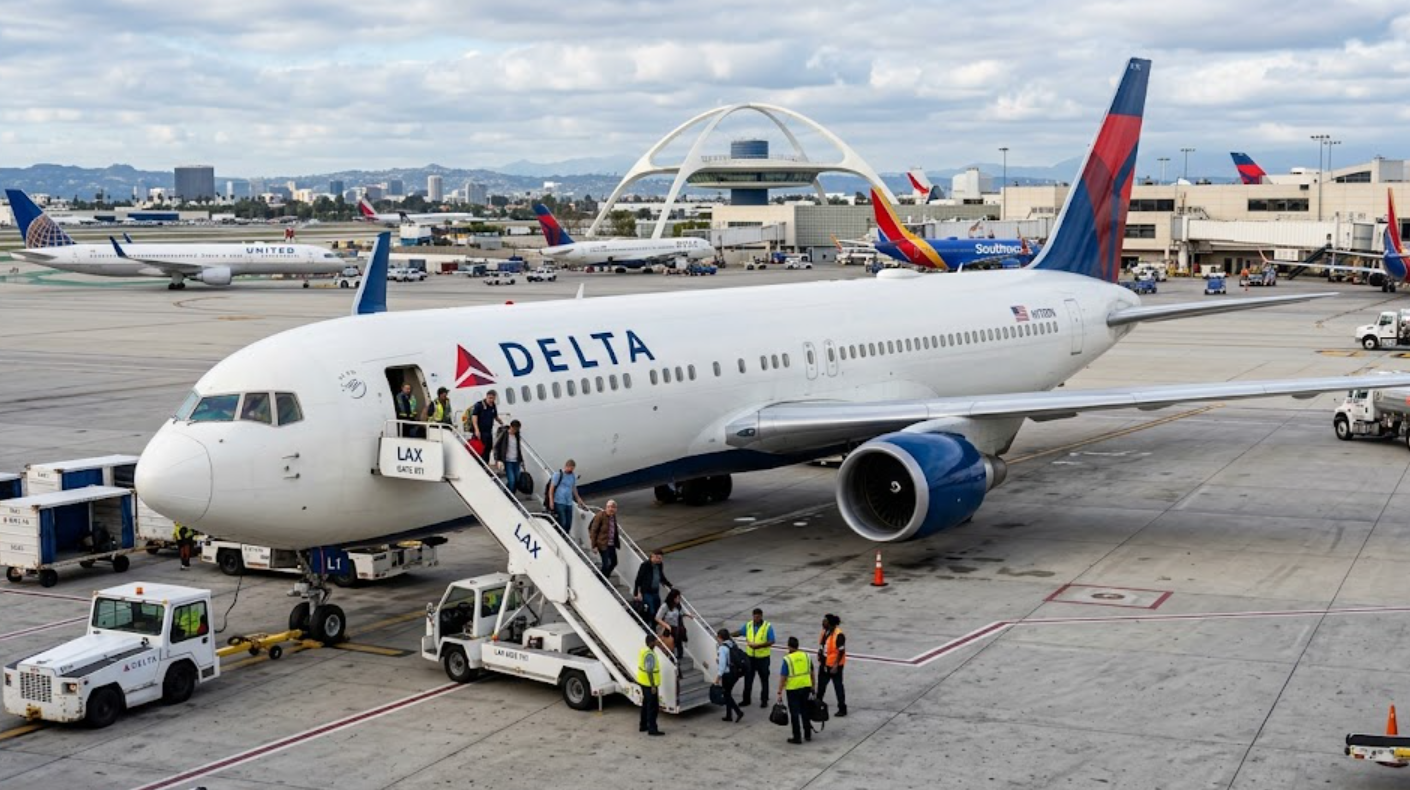 Delta Flight DL275 Diverted LAX