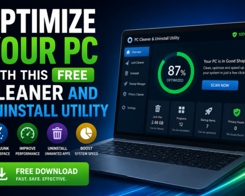 Optimize Your PC with This Free Cleaner and Uninstall Utility