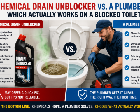 Chemical Drain Unblocker vs. a Plumber: Which Actually Works on a Blocked Toilet?