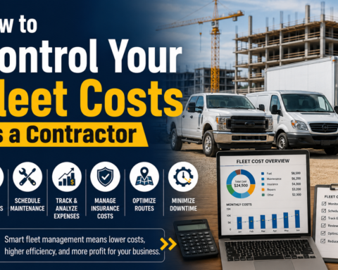 How to Control Your Fleet Costs as a Contractor