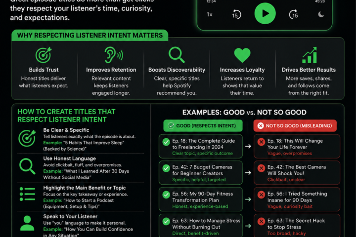 Spotify Episode Titles That Respect Listener Intent